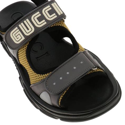 black gucci sandals mens|Gucci black heel sandals.